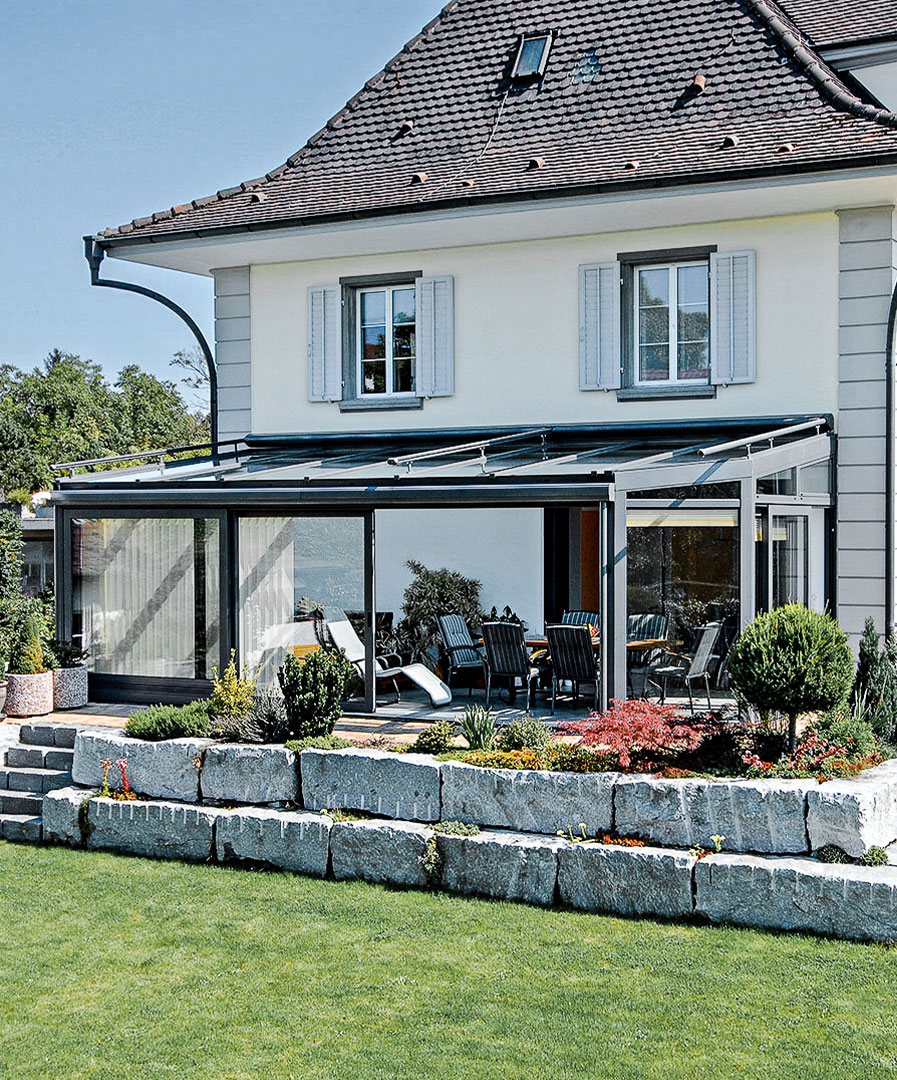 Terrassendach Jardino von Losberger Sonnenschutz