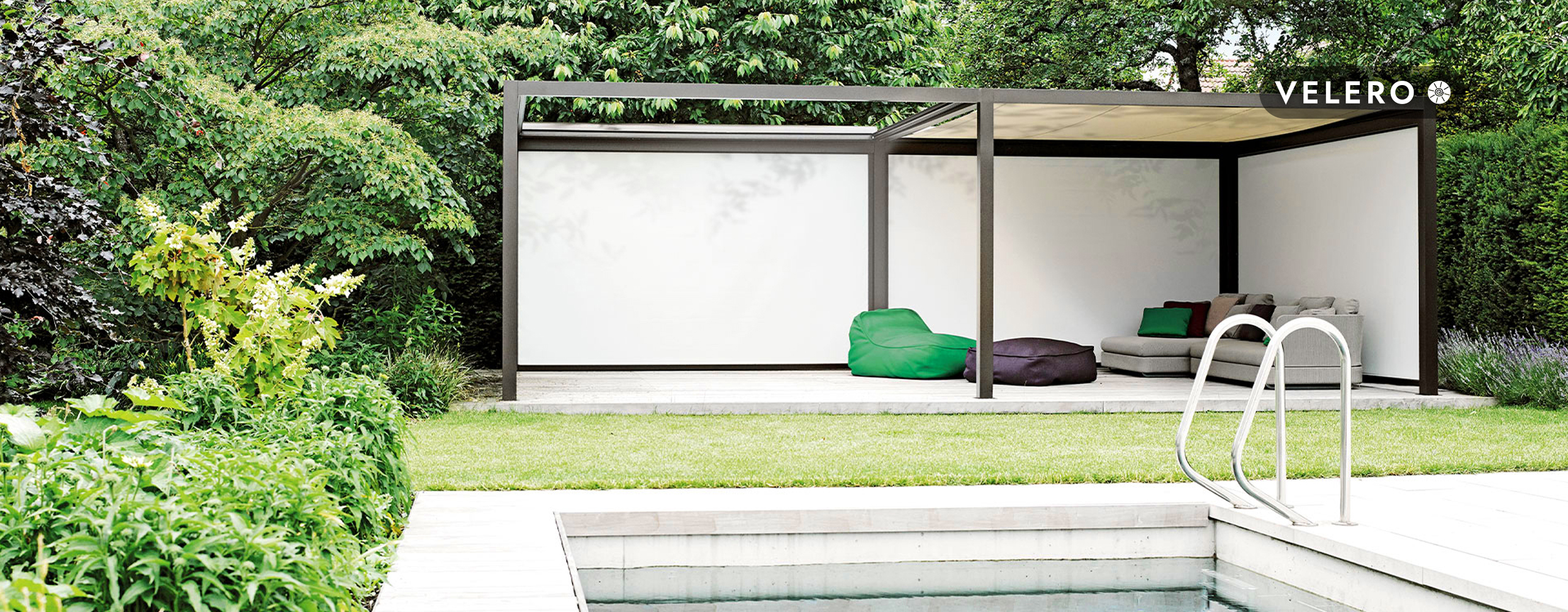 Lounge-Beschattung VELERO | LOSBERGER Sonnenschutz